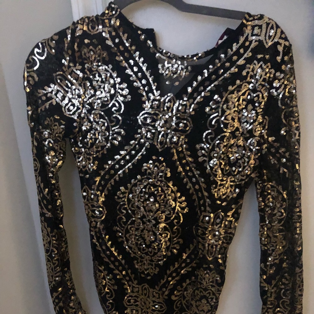 Mesh Sequin Bodysuit